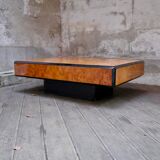 Elm magnifying glass coffee table