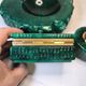 Vintage 70's Desk Set in Green Alabaster Malachite - 3 Pieces - Ita