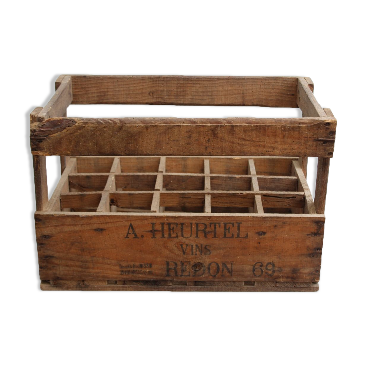 Wooden bottle locker