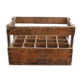 Wooden bottle locker