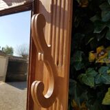 Old solid oak coat holder