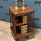 Antique revolving bookcase