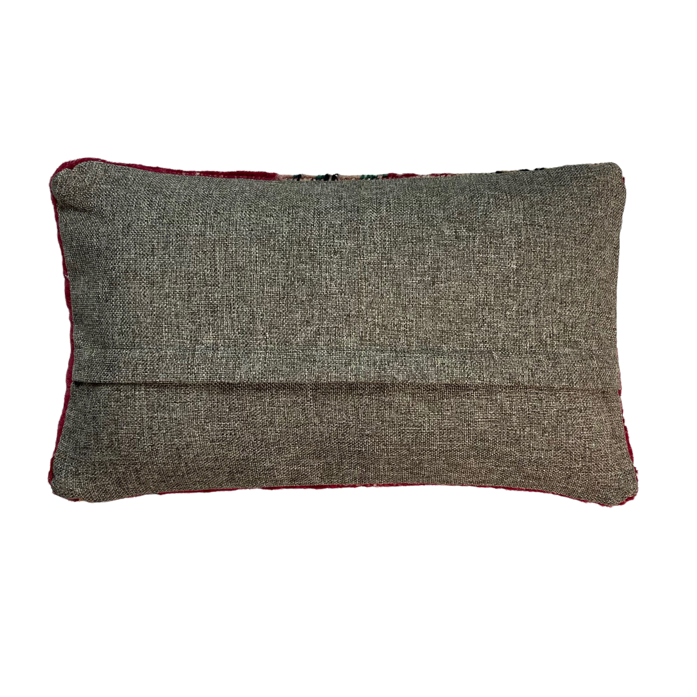 Vintage turkish rug cushion cover, 30 x 50 cm
