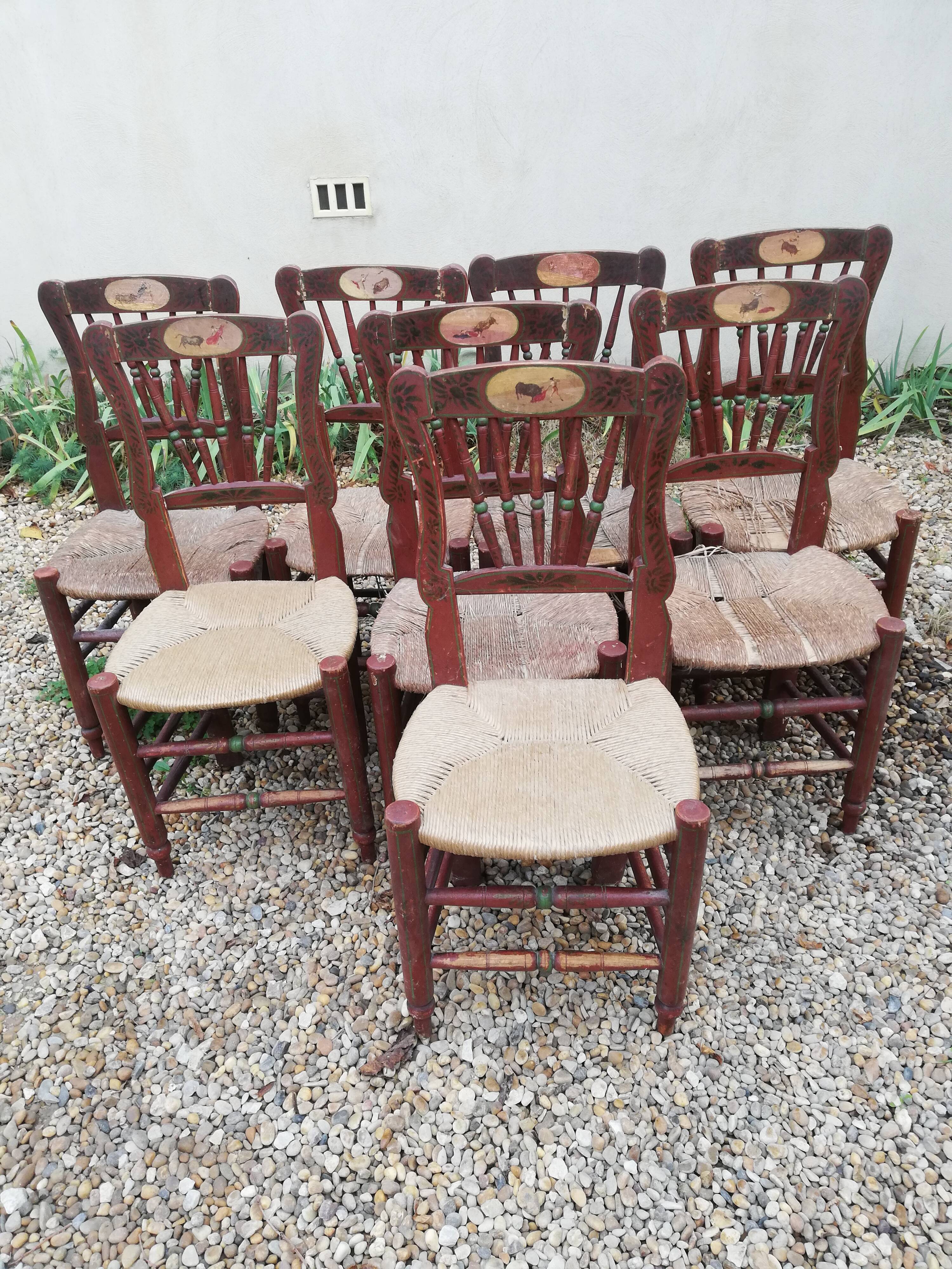 8 chairs
