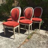 6 Louis XVI-style chairs