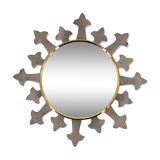Small metal sun mirror, 1950s
