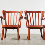 Paire de fauteuils Canada de Christian E. Hansen pour Fritz Hansen Danemark 1940