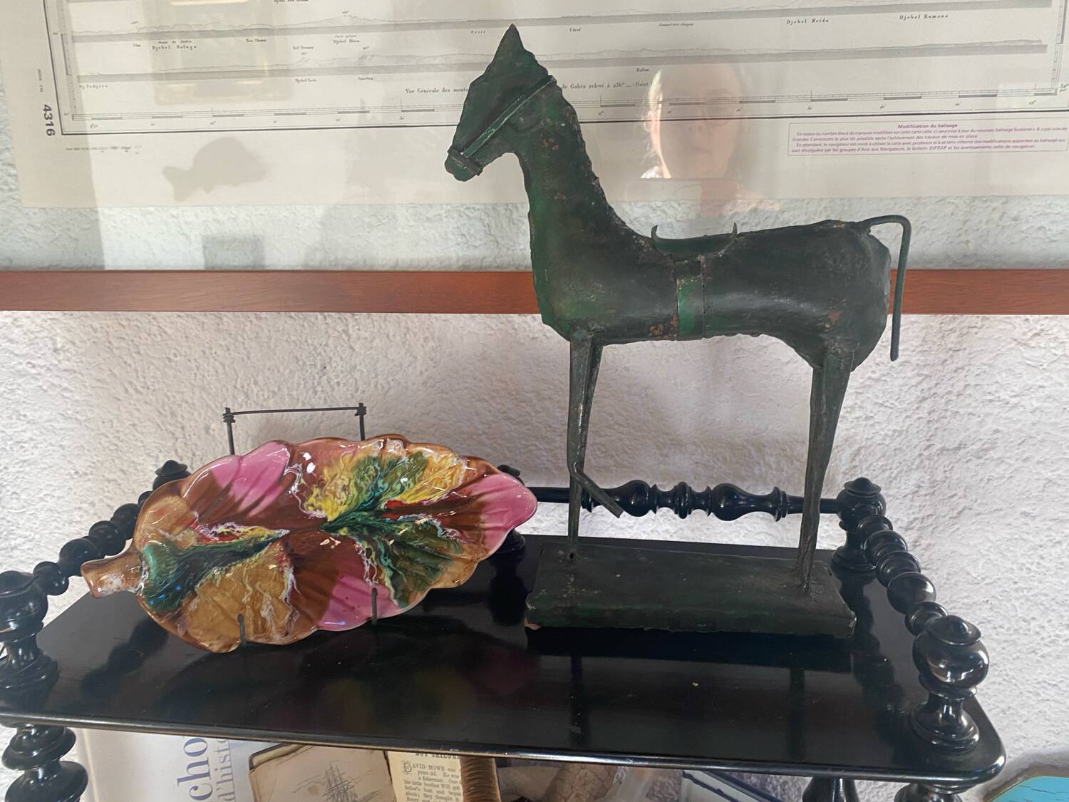 Vintage Vallauris ceramic dish