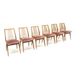 Set of 6 vintage chairs velvet upholstery made in the 60s