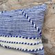 Handmade cushion cover in Berber wool: Moroccan Kilim cushion