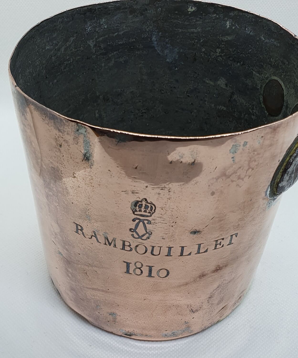 Copper pan of the castle of Rambouillet 1810