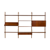 Hansen and Guldborg teak wall unit with a desk