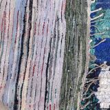 Moroccan carpet Boucherouite colored - 145 x 179 cm