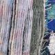 Moroccan carpet Boucherouite colored - 145 x 179 cm