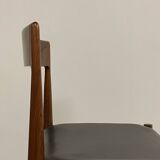 4x chaises à repas en palissandre de Morgens Kold années 1950