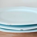 3 large plates limoges france