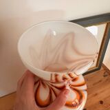 Grand vase en opaline marbrée — Style Pop Art Florentine — Années 7