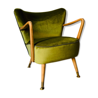 Velvet cocktail chair