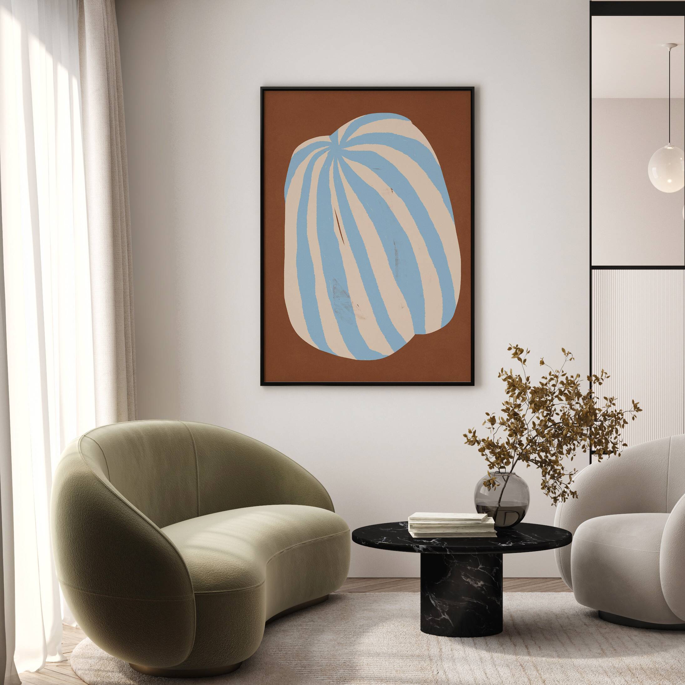 Impression giclée de peinture abstraite, 50x70cm