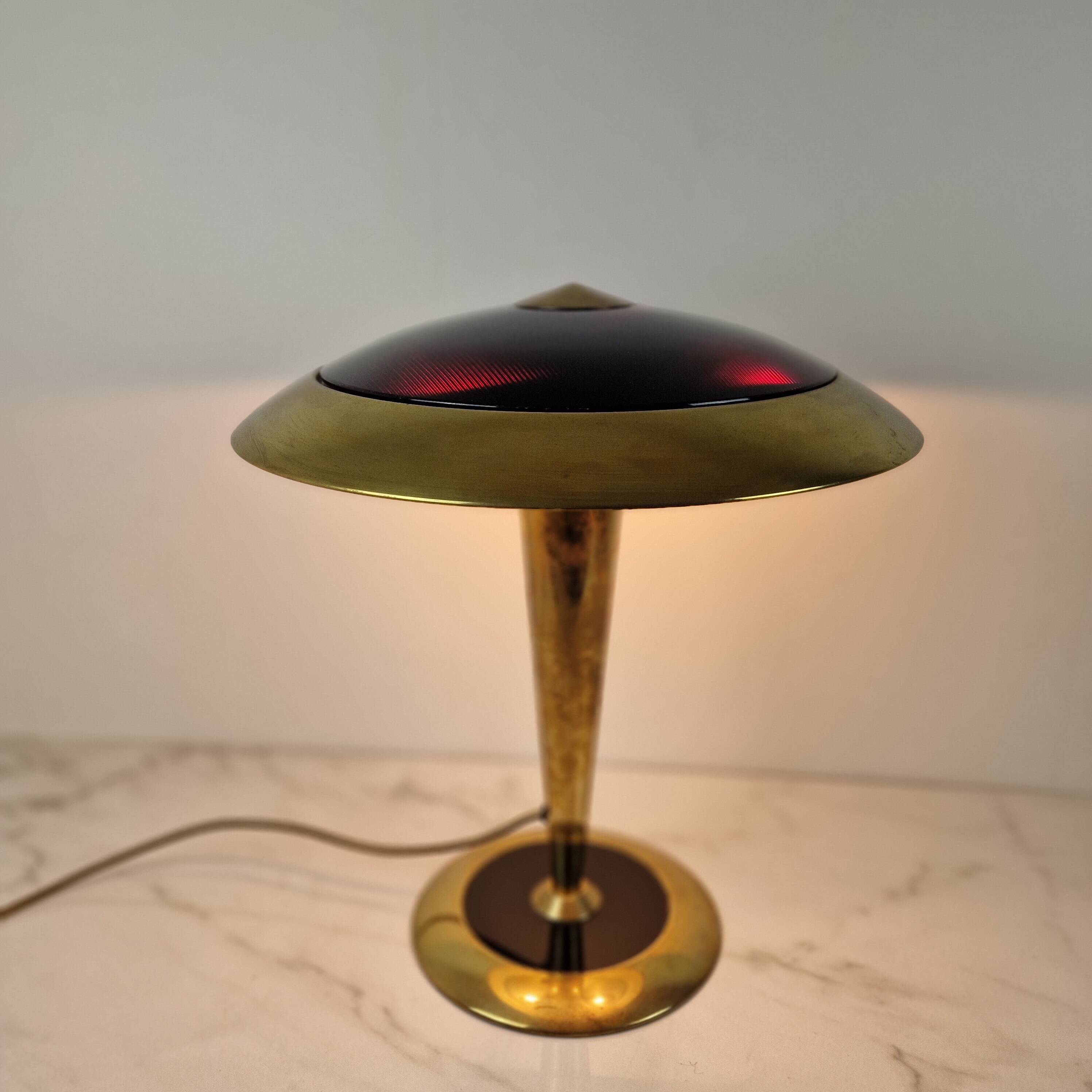 Ecoluce Table Lamp by Oscar Torlasco, Italy, 1970s