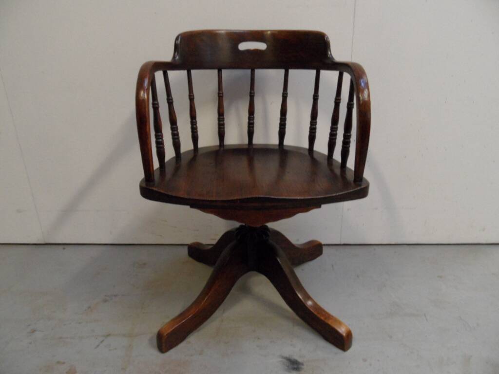Antique swivel office chair
