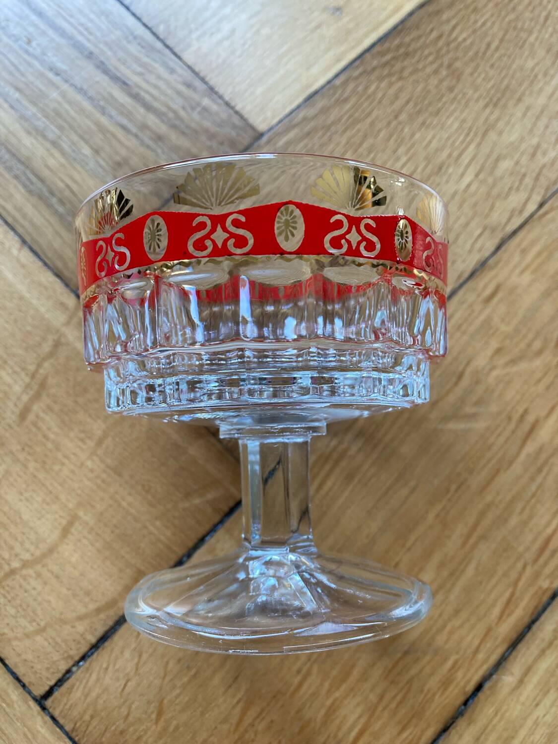 Vintage champagne glasses