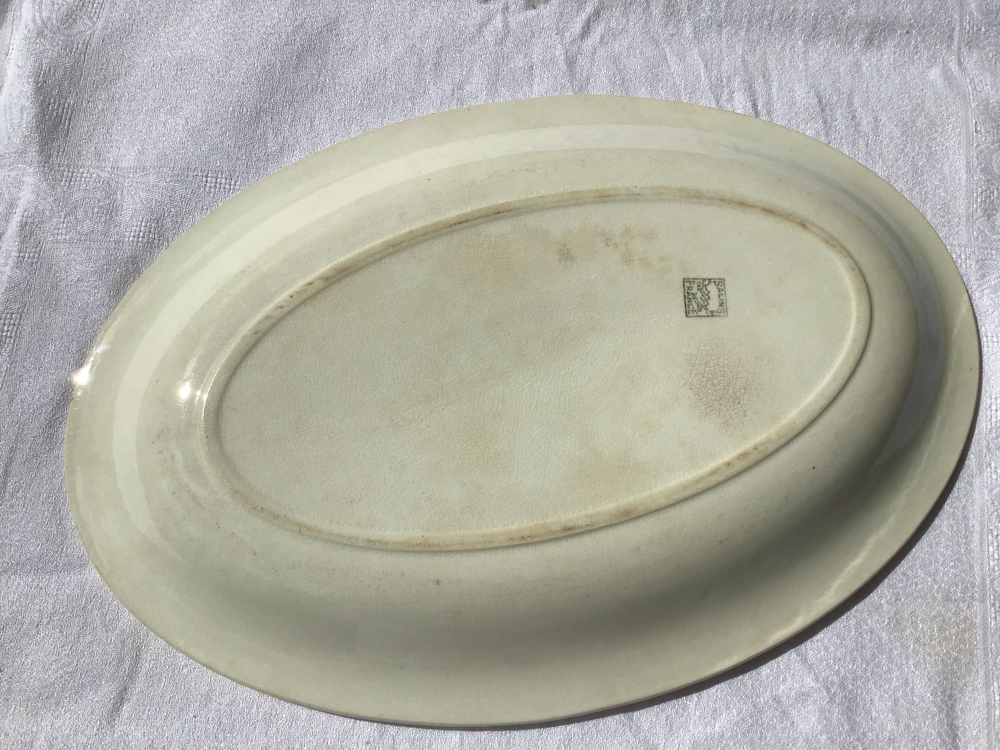 Salt flat yellow circle 42cmx28.5cm