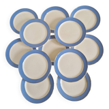 Set of 12 Villeroy & Boch Orleans dessert plates