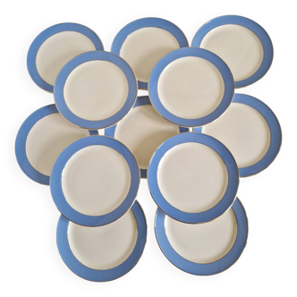 Set of 12 Villeroy & Boch Orleans dessert plates