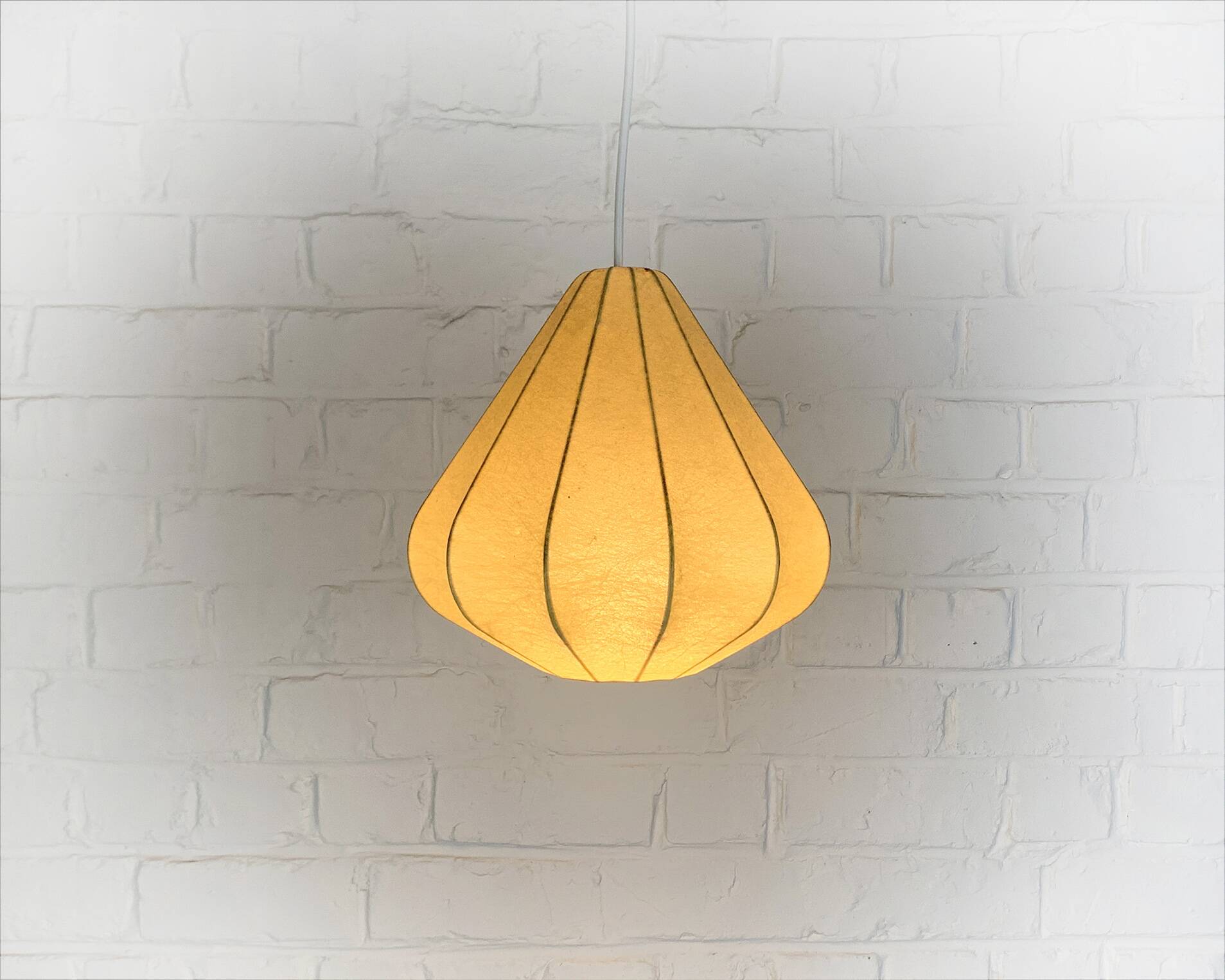 Cocoon Pendant Lamp, Friedel Wauer for Goldkant Leuchten, 1960s