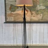 1930s wrought iron floor lamp