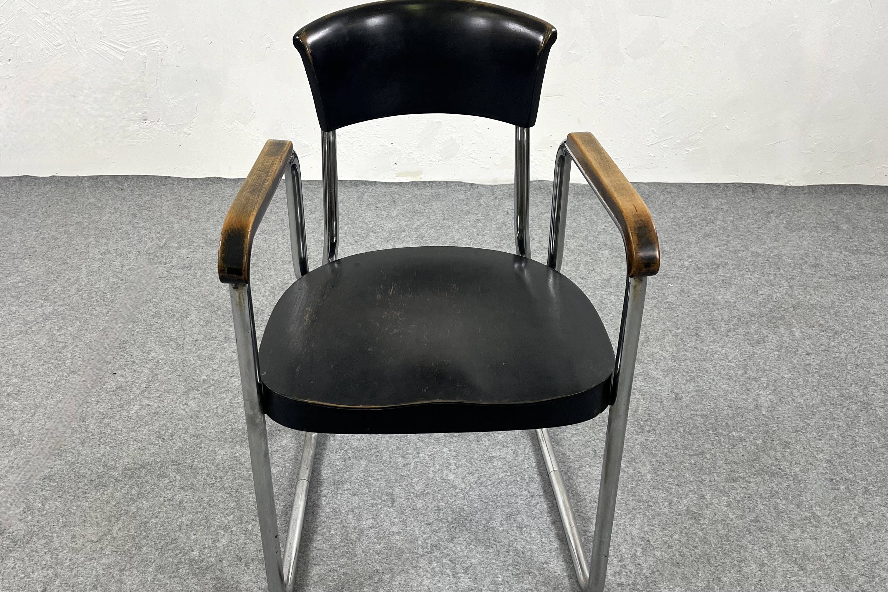 B261 armchair by Emile Guillot for Thonet - 1930s