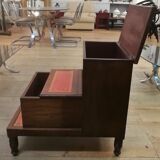 Mahogany library stepladder