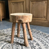 Wooden milking stool