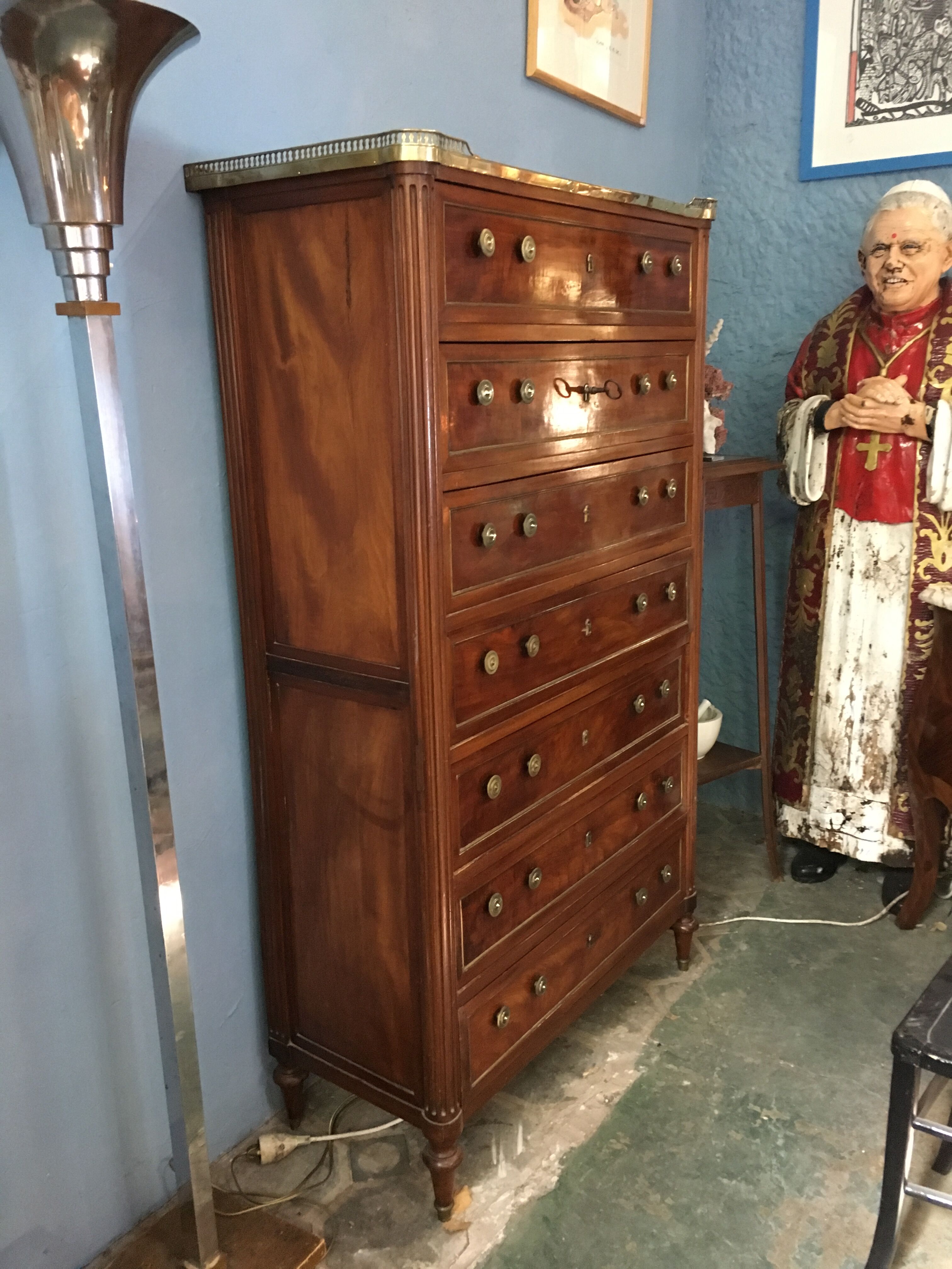 Semainier, ragman Louis XVI