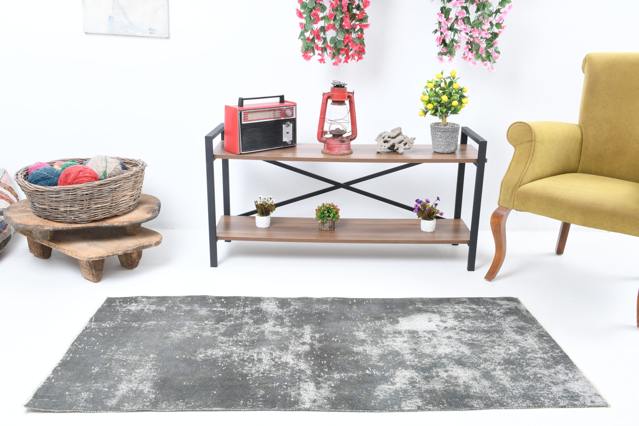 2x6 Short Turkish Vintage Runner Rug 172x74Cm