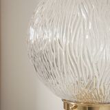 Vintage globe table lamp
