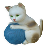 Vintage Germany Cat with Ball Children's Bedside Lamp