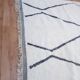 Tapis marocain Beni Ourain en laine tissée à la main