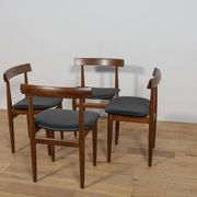 Mid-Century Teak Dining Table & Chairs by Hans Olsen for Frem Røjle.
