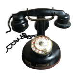 Old column phone in Bakelite and metal 1936