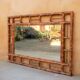 Miroir bambou vintage