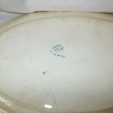 Plat ovale terre de fer modèle Maurice