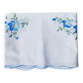 Small flowery tablecloth