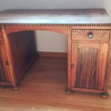 Art Deco oak desk - "orientalist"