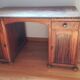 Art Deco oak desk - "orientalist"