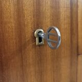 Scandinavian high sideboard with central drawers