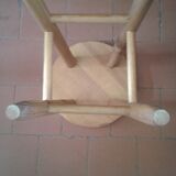 Pine wood stool