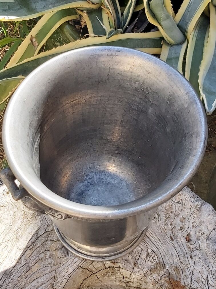 Vintage tin champagne bucket