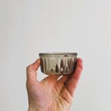 10 ramequins en verre fumé